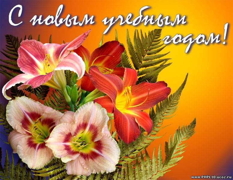 Поздравления с началом нового учебного года учителям Поздравления с началом нового учебного года учителям